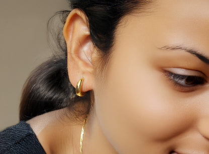 Chunky Hoop Earrings
