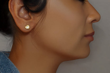 Dainty Heart Studs
