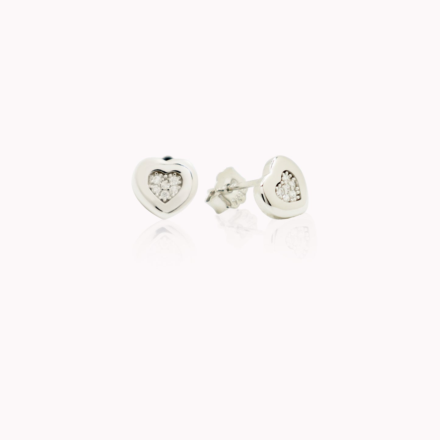 Dainty Heart Studs