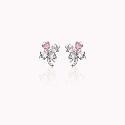 Mini Crystal Blossom Earrings