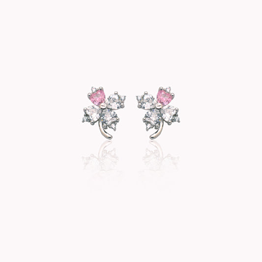 Mini Crystal Blossom Earrings