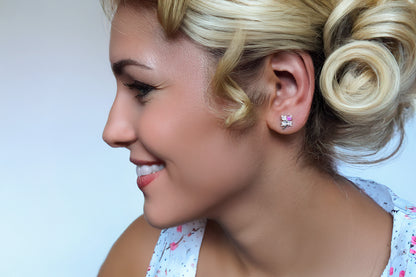 Mini Crystal Blossom Earrings