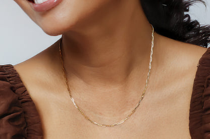 Paperclip Chain Necklace