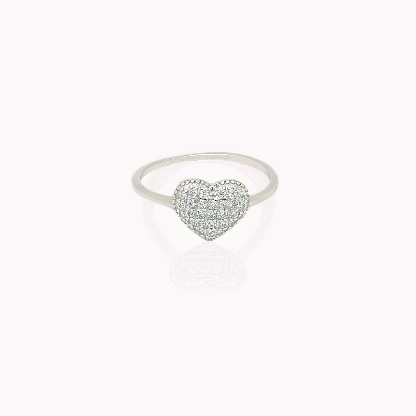 Pavé Heart Ring