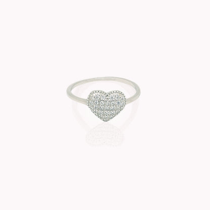 Pavé Heart Ring