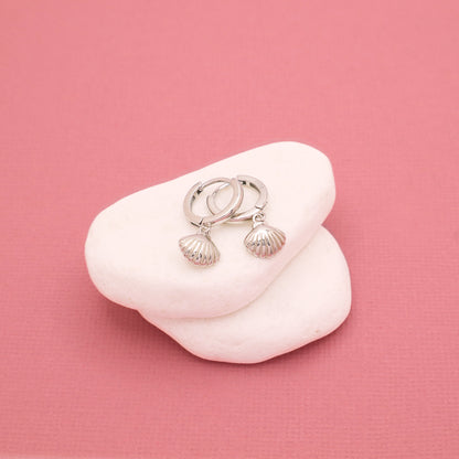 Shell Hoop Earrings
