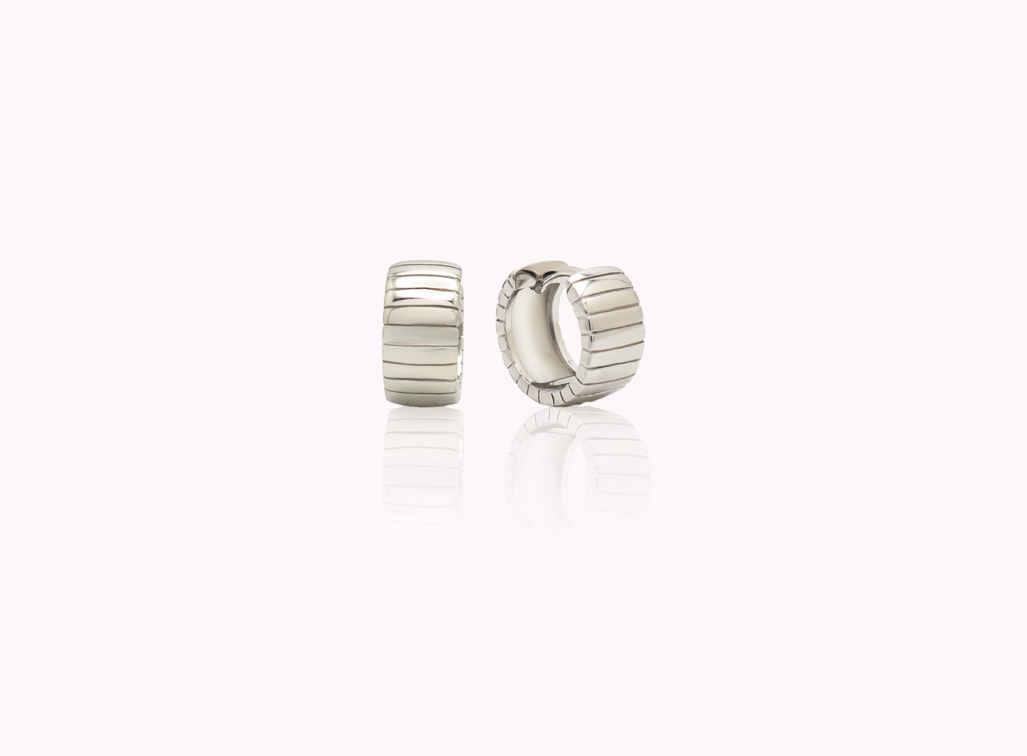Striped Hoop Earrings