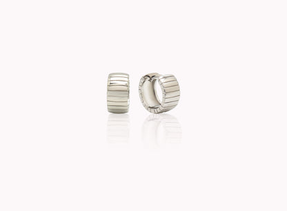 Striped Hoop Earrings