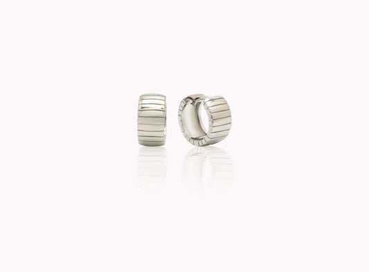 Striped Hoop Earrings